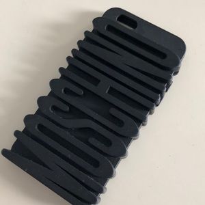 Black Moschino iPhone 6/6s Phone Case